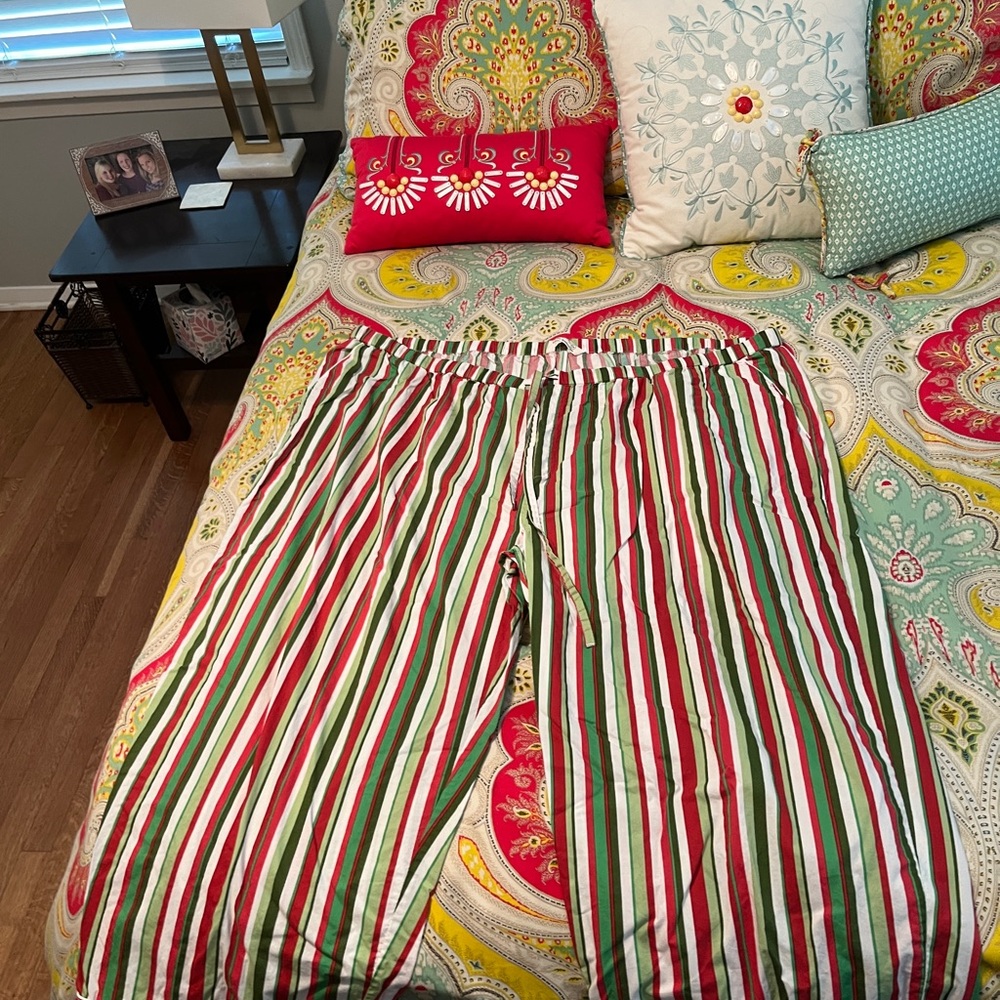 Printfresh Candy Cane Long Sleep Set Pajamas - Pe… - image 6